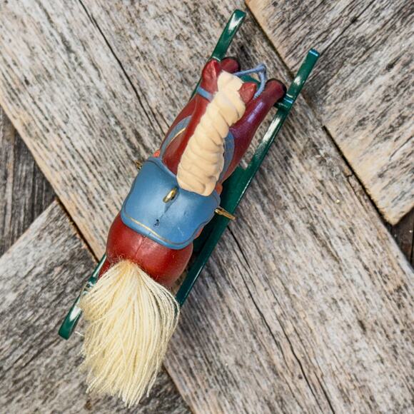 1983 Hallmark 3rd in Collectible Series, Rocking Horse, Christmas Ornament-NIB - Picture 6 of 6